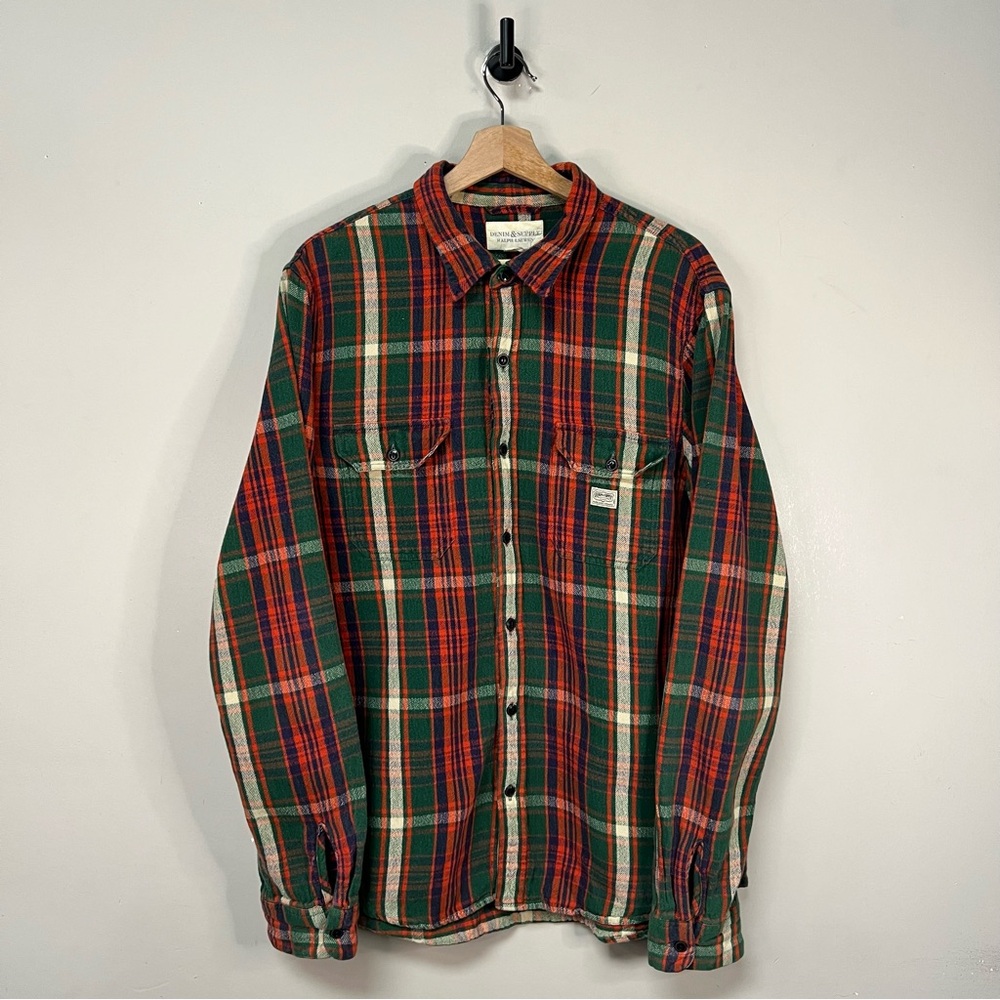 Ralph Lauren Green Red Plaid Button-Down Shirt